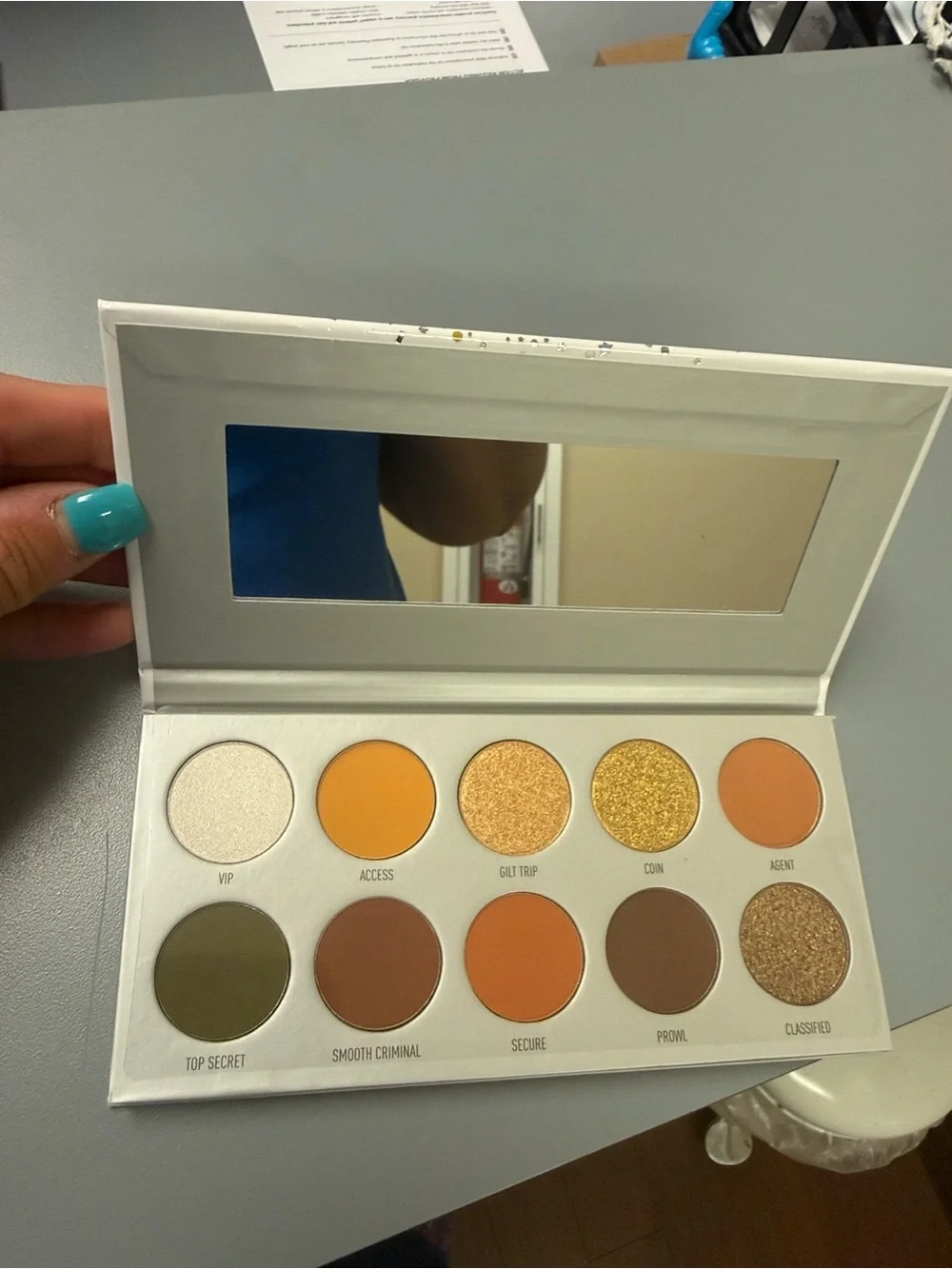 Morphe Jaclyn Hill Eyeshadow Palette - White with Silver & Gold Accents BNWOT